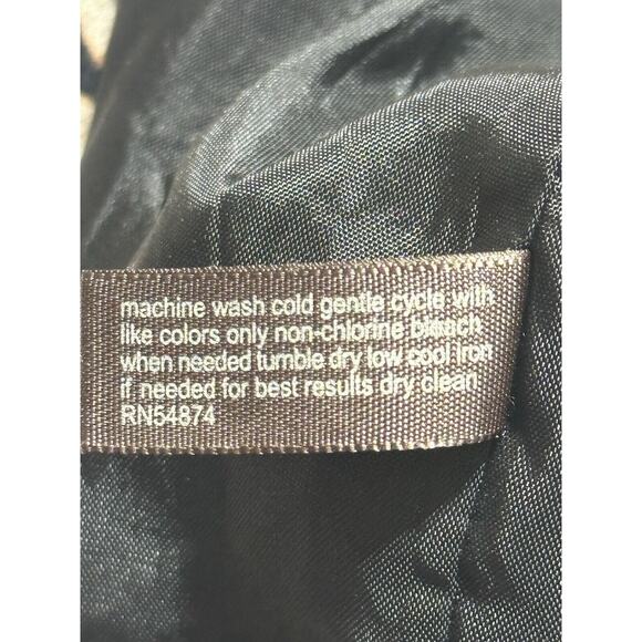 The Limited 90s Y2K Leopard Print Mini Dress 6 Zipper Strapless Sheath Mobwife - Picture 11 of 12